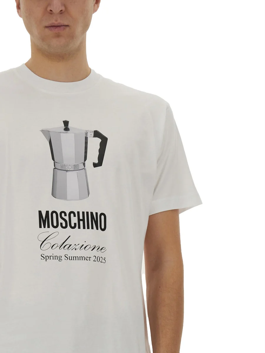 Moschino Breakfast Regular Fit T-Shirt - Image 4