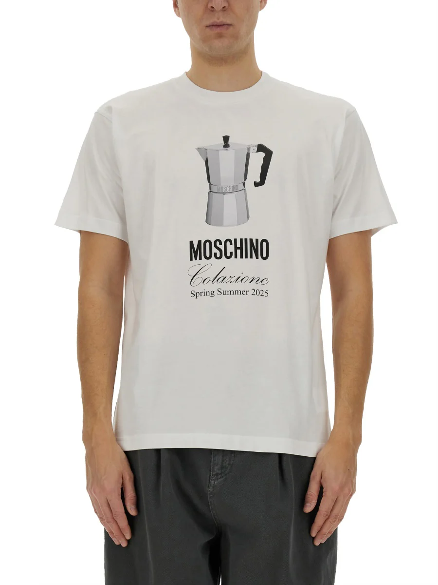 Moschino Breakfast Regular Fit T-Shirt - Image 5