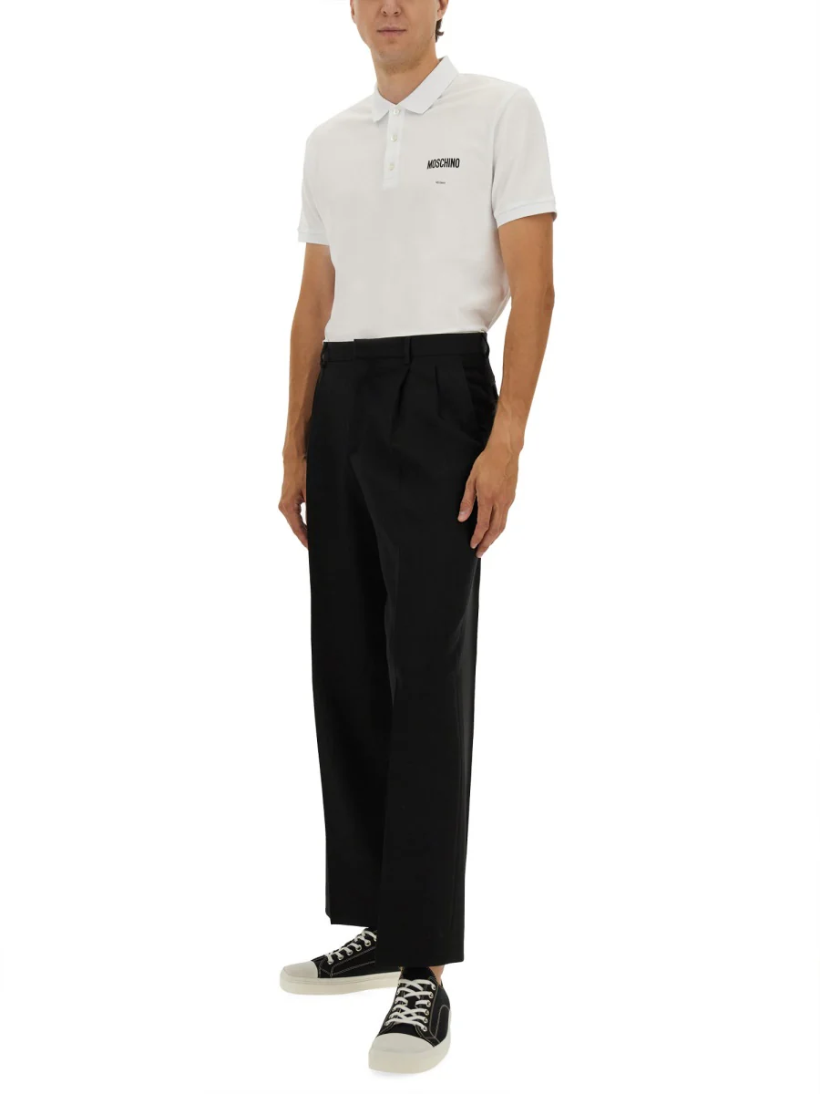Moschino Classic Cotton Pique Polo - Image 2