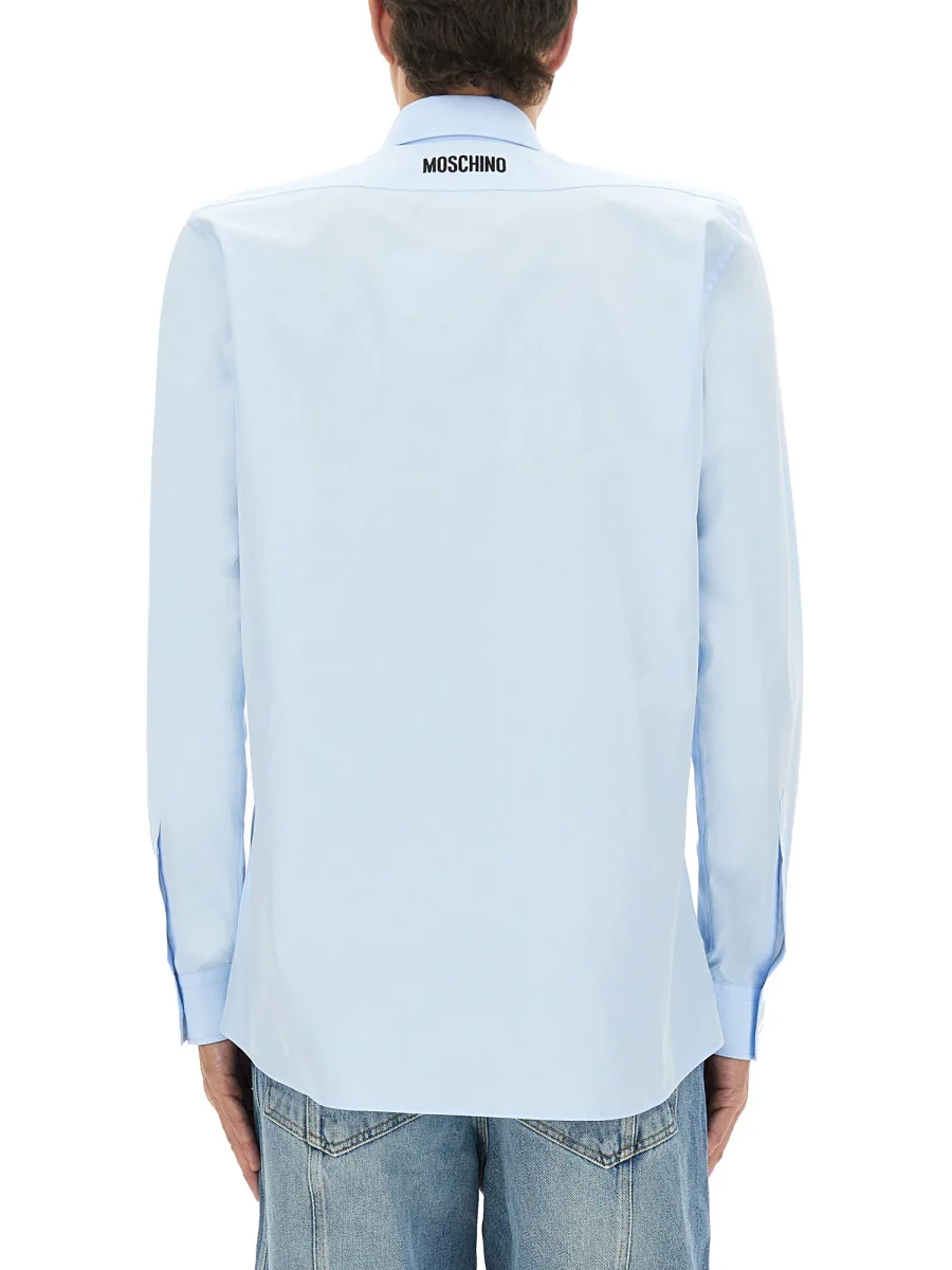 Moschino Cotton Poplin Shirt - Size L - Image 3
