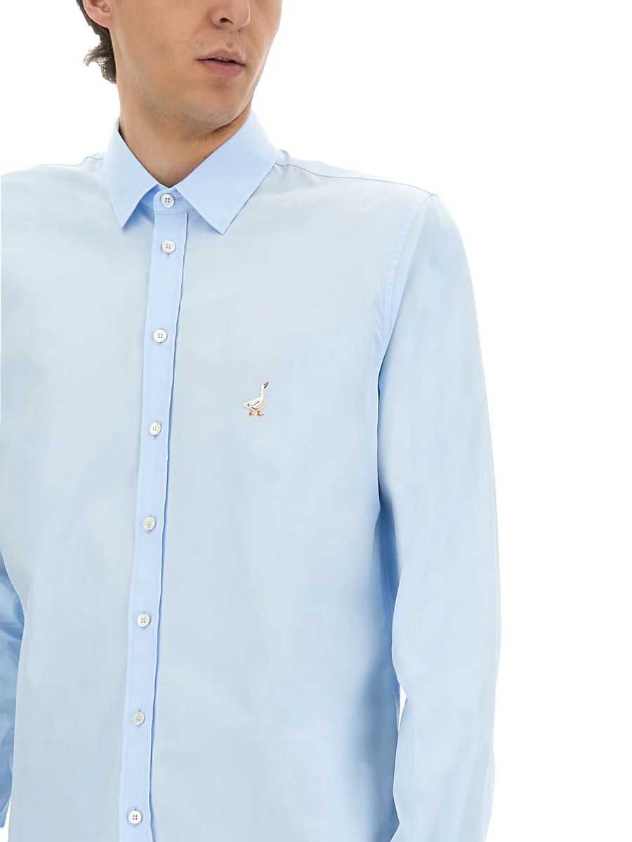 Moschino Cotton Poplin Shirt - Size L - Image 4