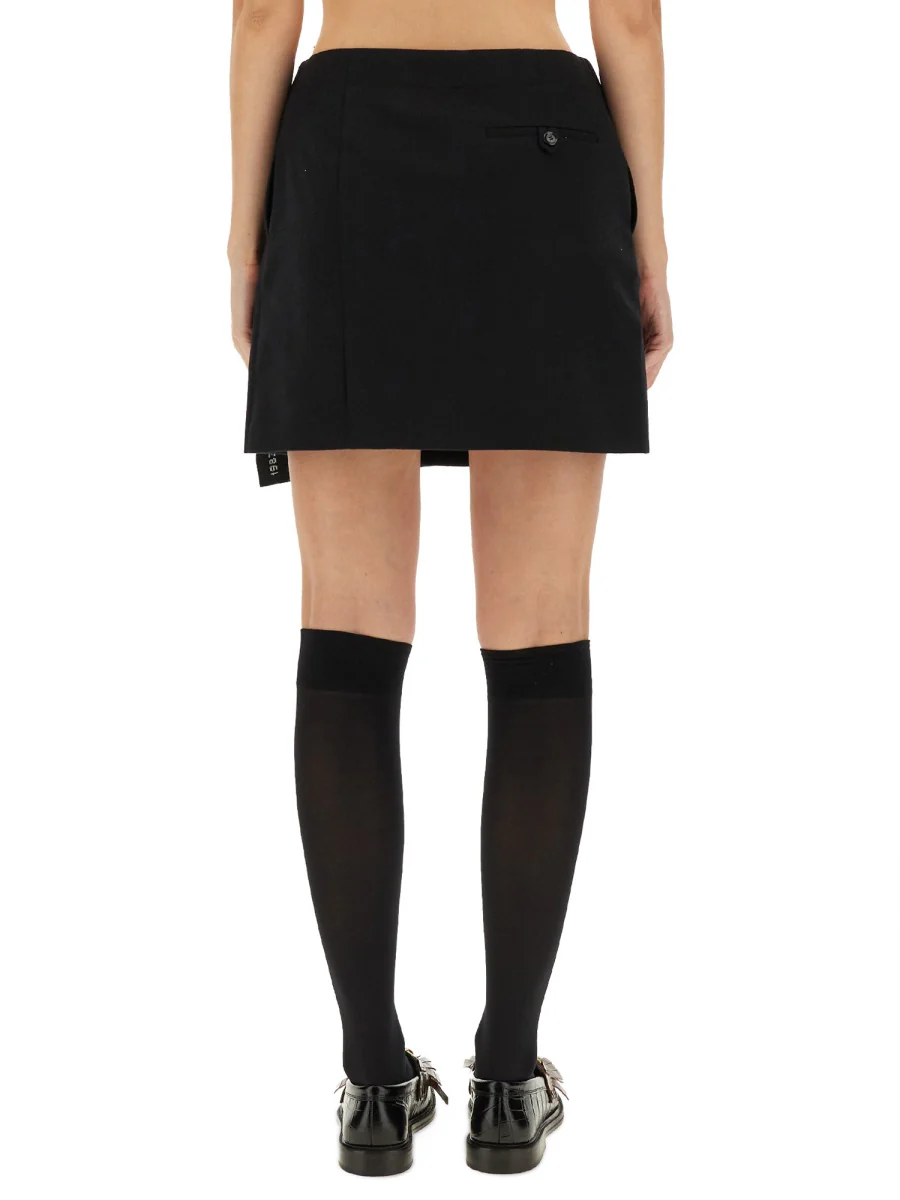 MOSCHINO COUTURE Logo Printed Skirt - Image 5