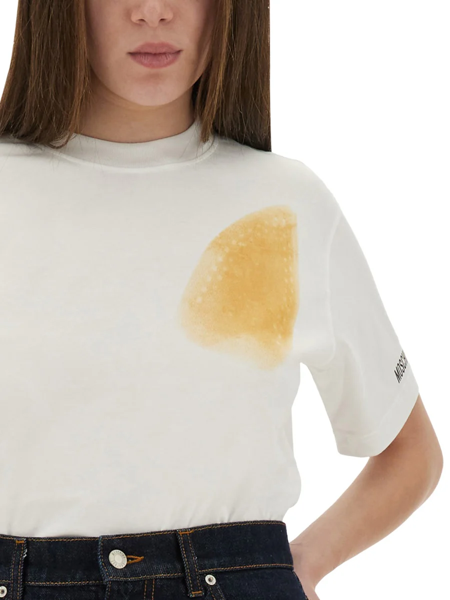 MOSCHINO Couture Suffer Teddy Bear Organic Cotton T Shirt - Image 4