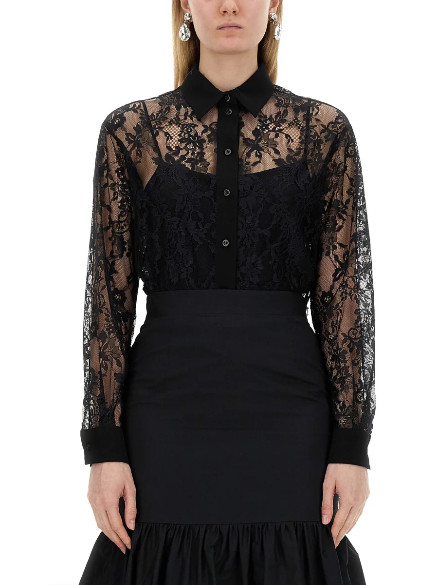 Moschino Elegant Lace Shirt for Women