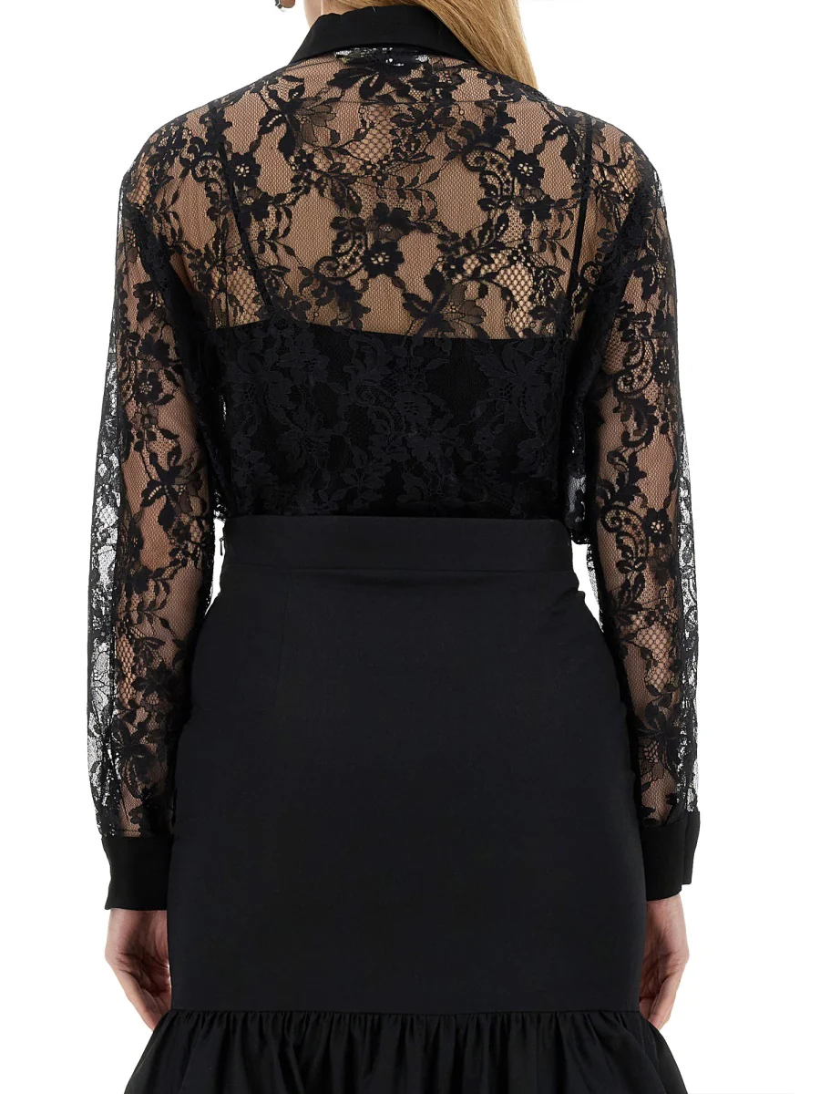 Moschino Elegant Lace Shirt for Women - Image 3