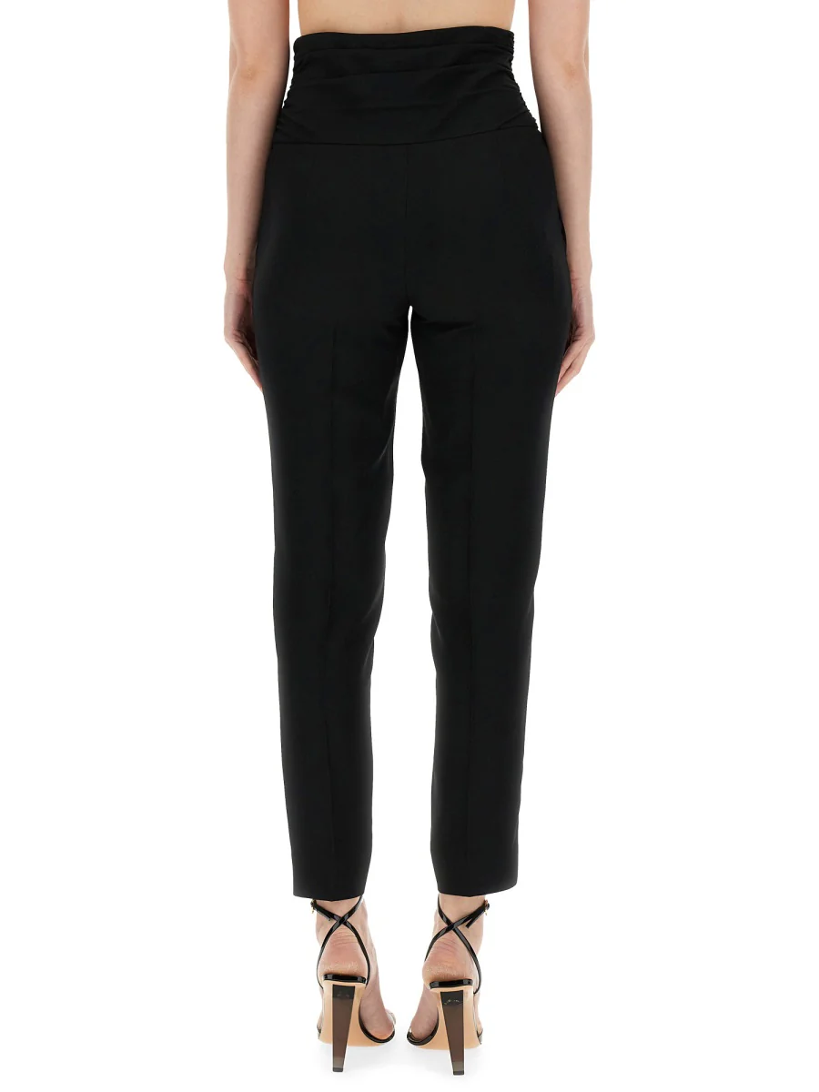 MOSCHINO Heart Cut-out Tailored Trousers - Image 3