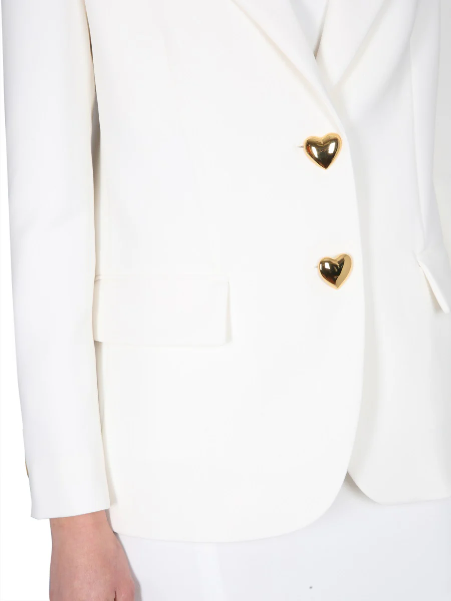 MOSCHINO Heart-shaped Buttons Blazer - Image 4