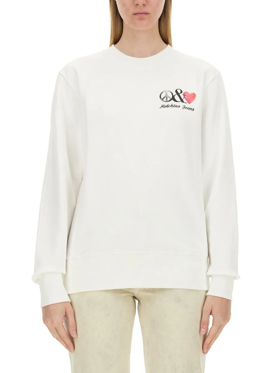 Moschino Jeans Classic Logo Sweatshirt