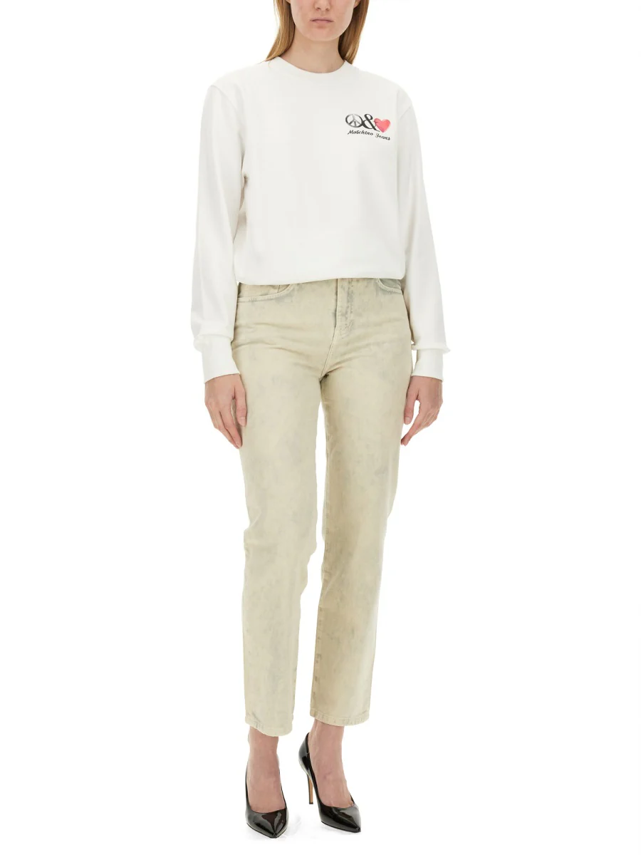 Moschino Jeans Classic Logo Sweatshirt - Image 2
