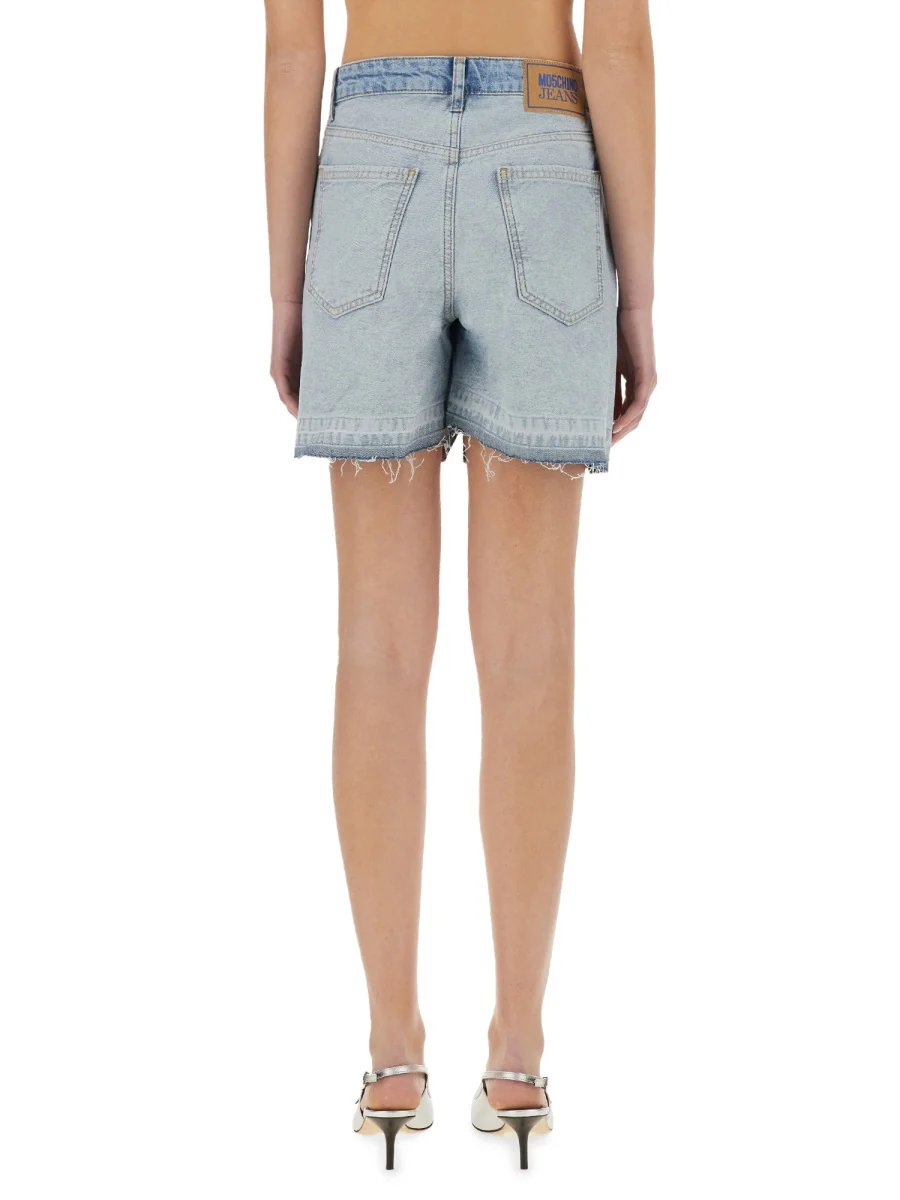 Moschino Jeans Denim Mini Shorts - Image 7