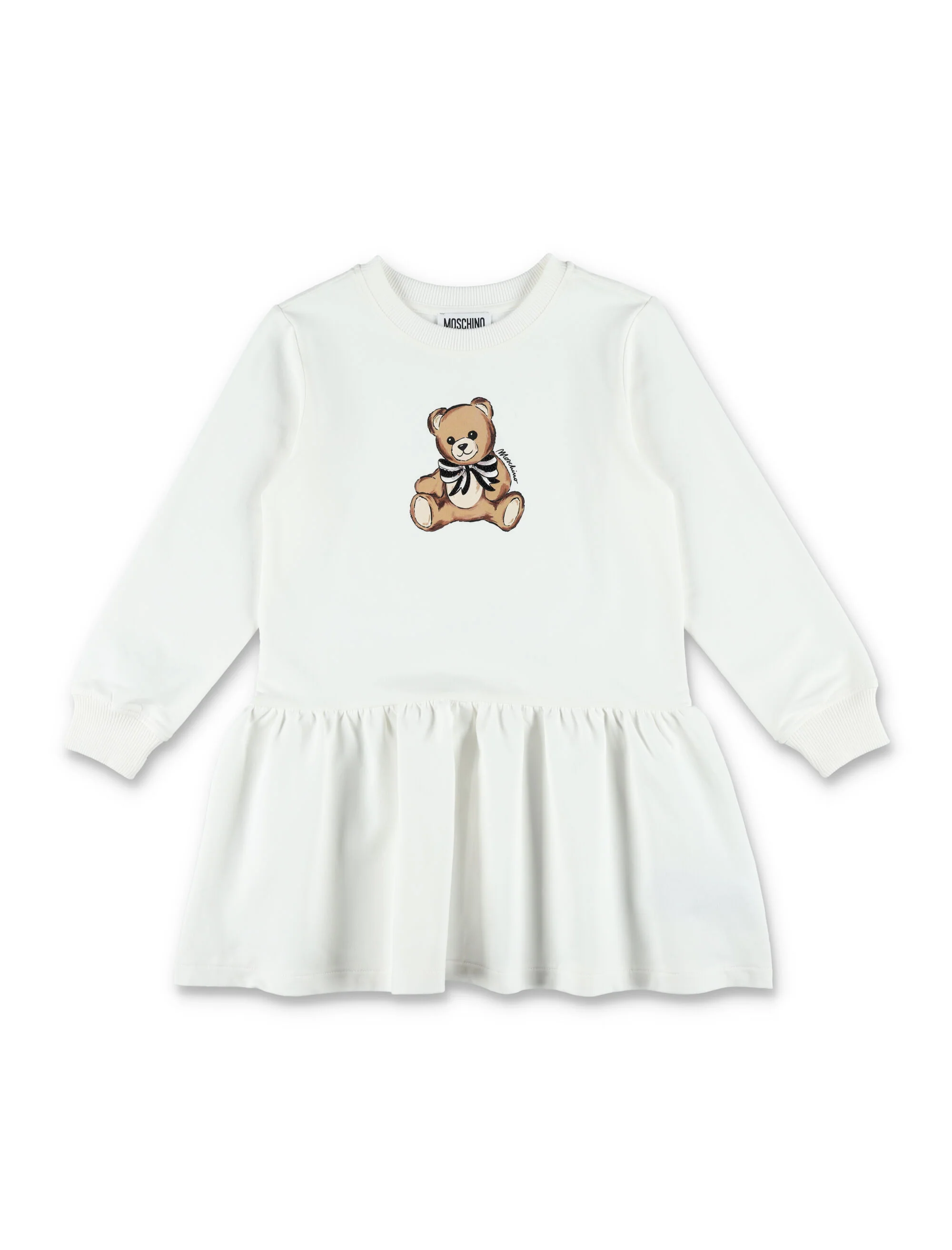 Moschino Kids Charming Mini Sweatshirt Dress for Girls