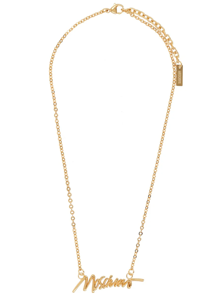 MOSCHINO Logo-pendant Necklace