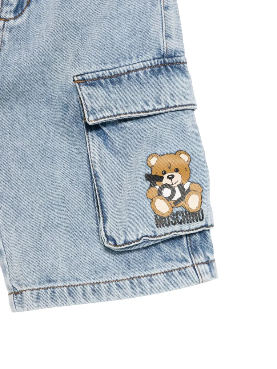Moschino Mini Kids' Cotton Shorts - Image 3