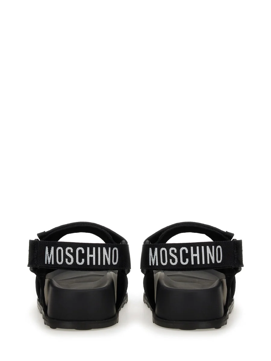 MOSCHINO Sandal with Logo - Women - Image 4