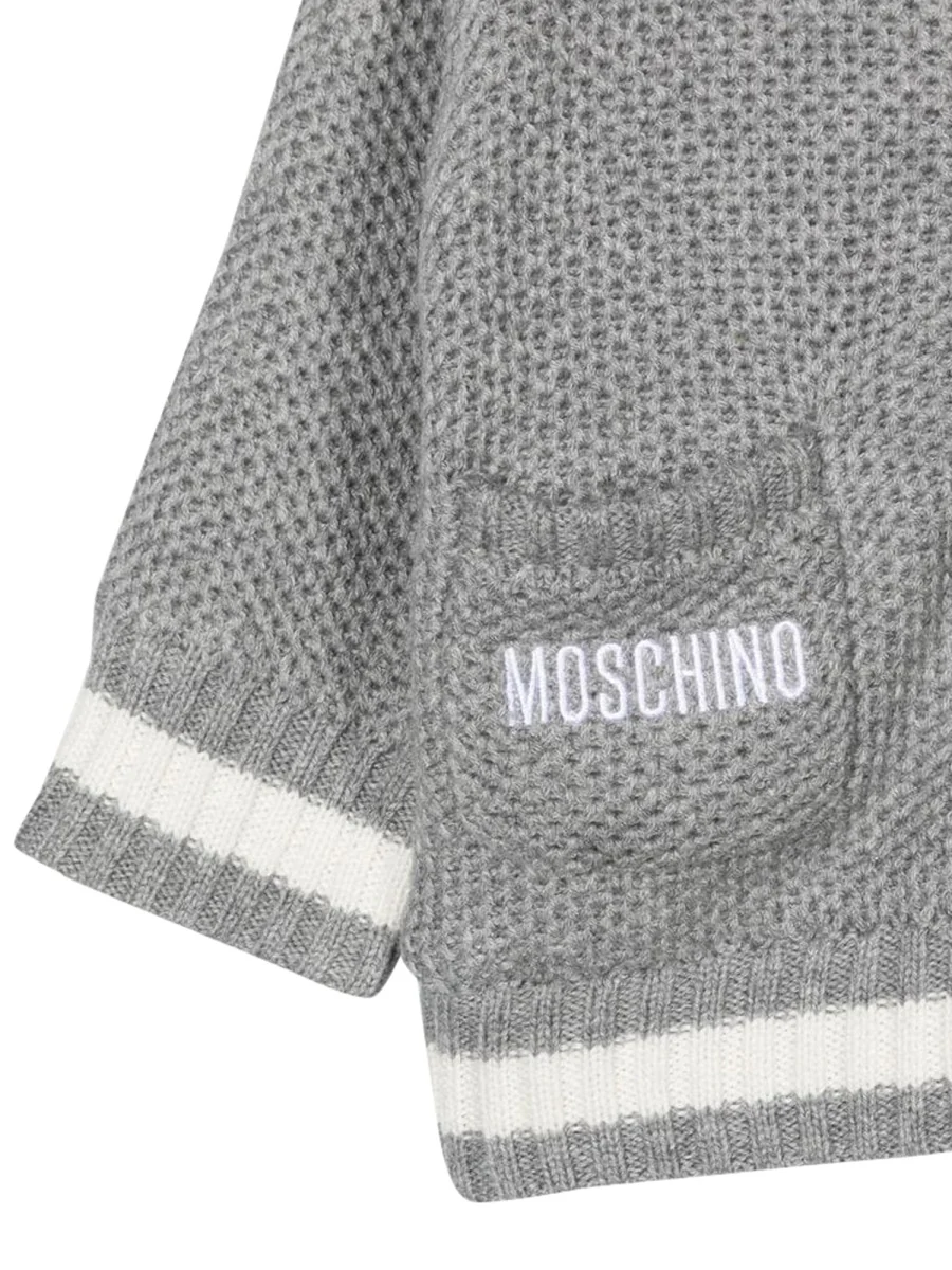 MOSCHINO Teddy Bear Hooded Cardigan - Image 3
