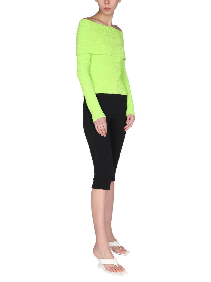 Msgm Elegant Boat Neck Top - Image 2