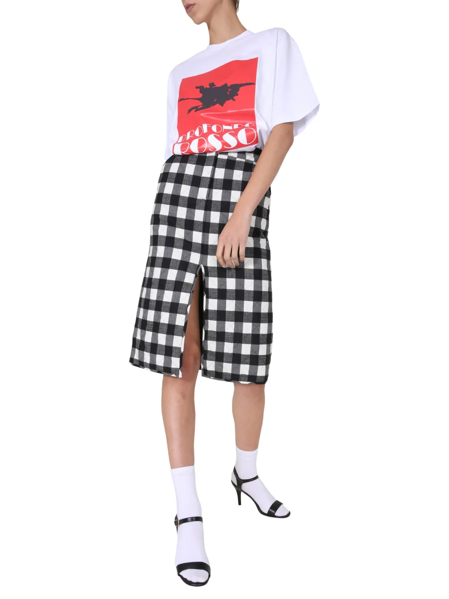 Msgm Essential Crew Neck T-Shirt for Women - Image 6