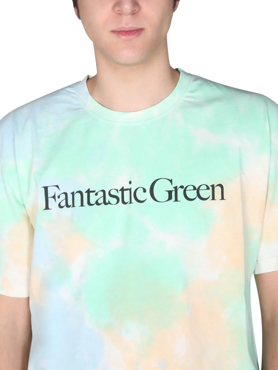 Msgm Fantastic Graphic Crew Neck T-Shirt for Men - Image 4