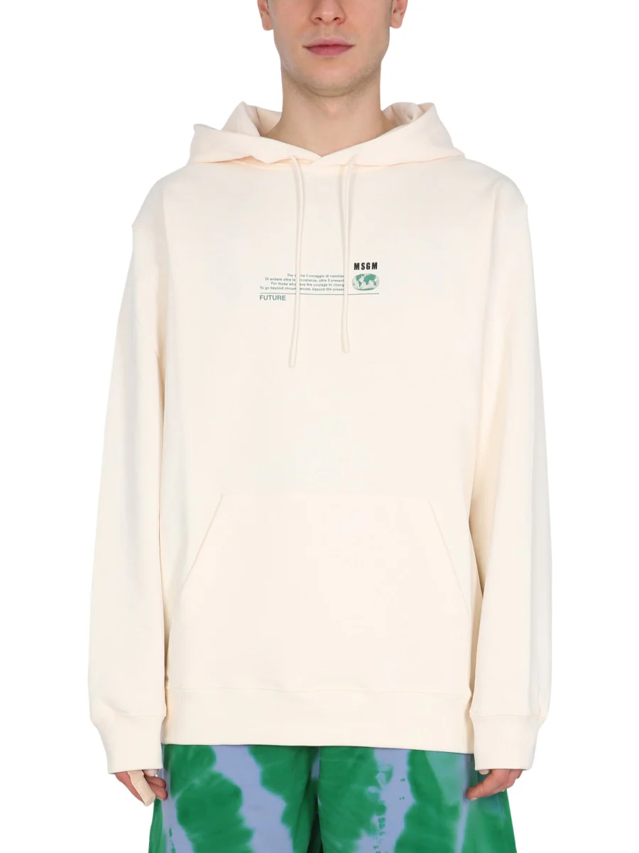 Msgm Fantastic Hoodie with Drawstring for Men