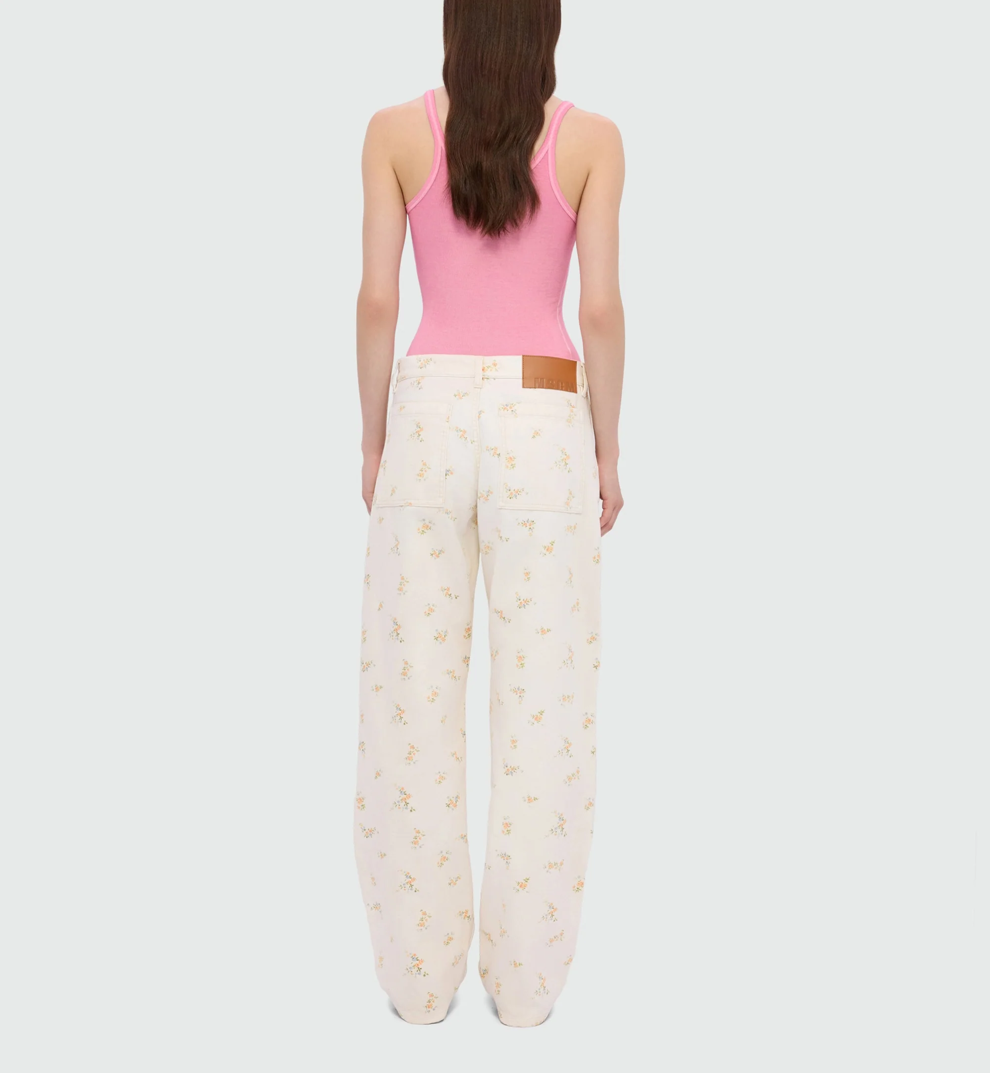MSGM Floral Pants - Image 3
