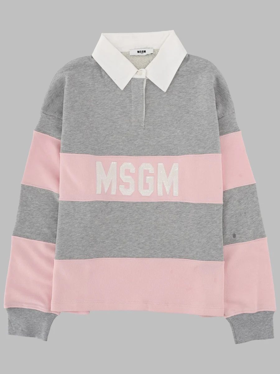 Msgm Girls 100% Cotton Sweatshirt