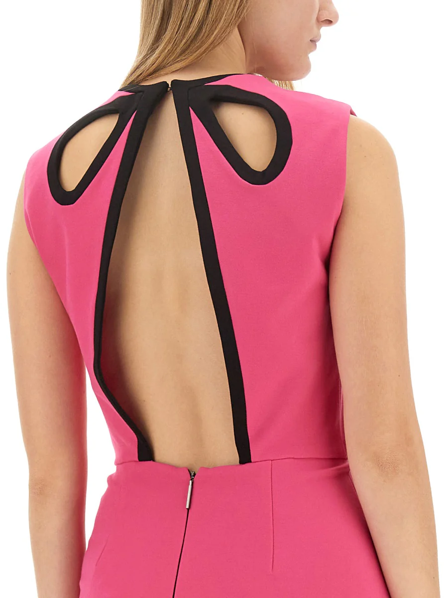 MSGM Mini Cut Out Dress - Image 4