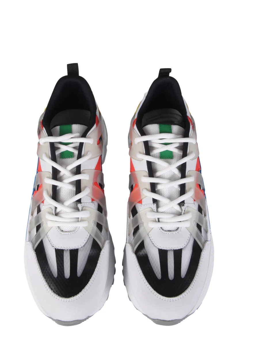 MSGM Panelled Low-top Sneakers - Image 2