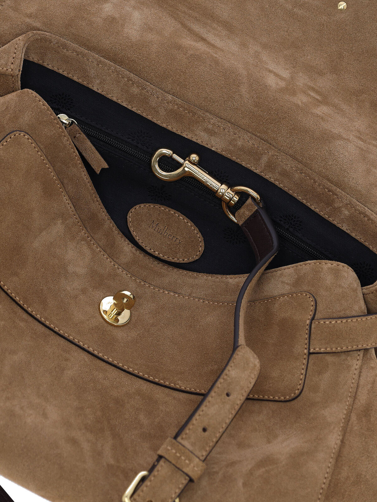 Mulberry Leather Crossbody Bag - Image 7