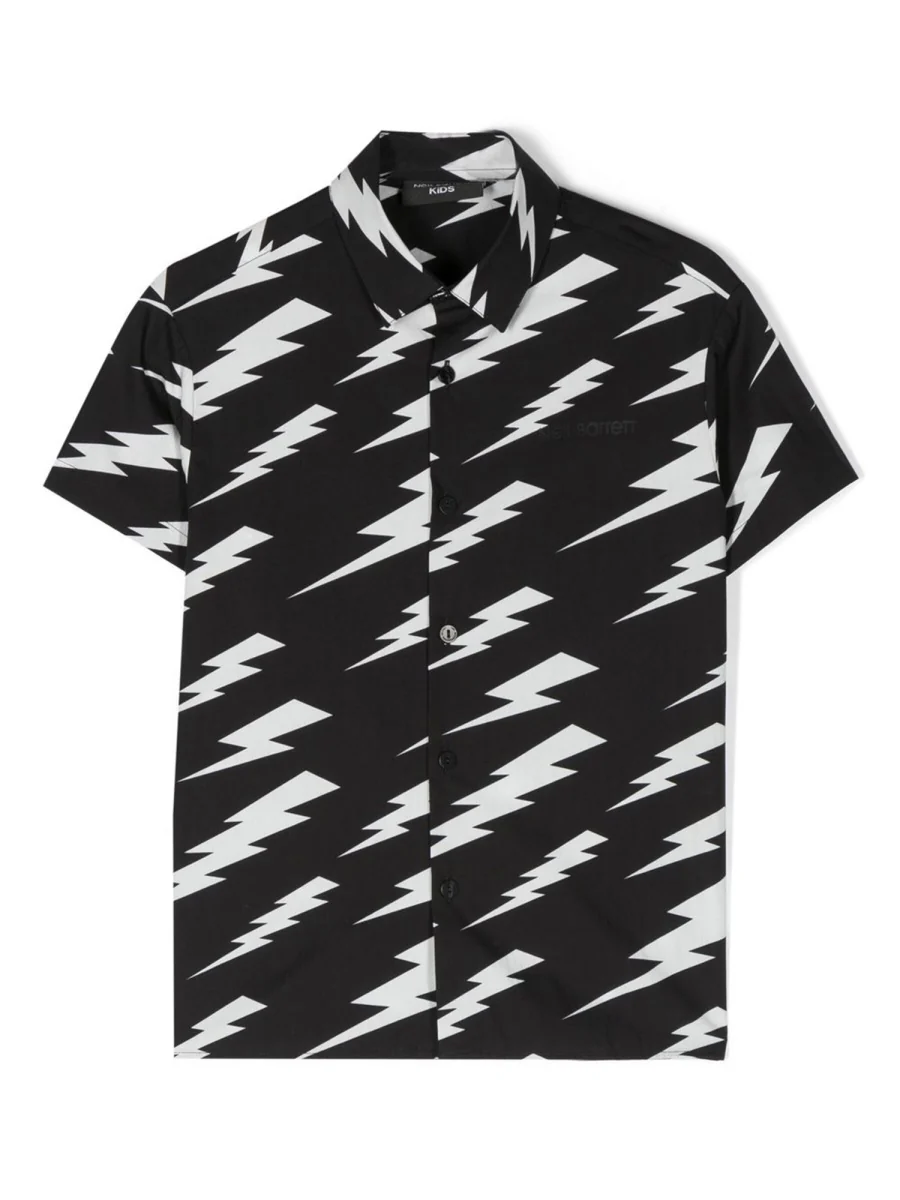 Neil Barrett Mini Poplin Shirt for Boys