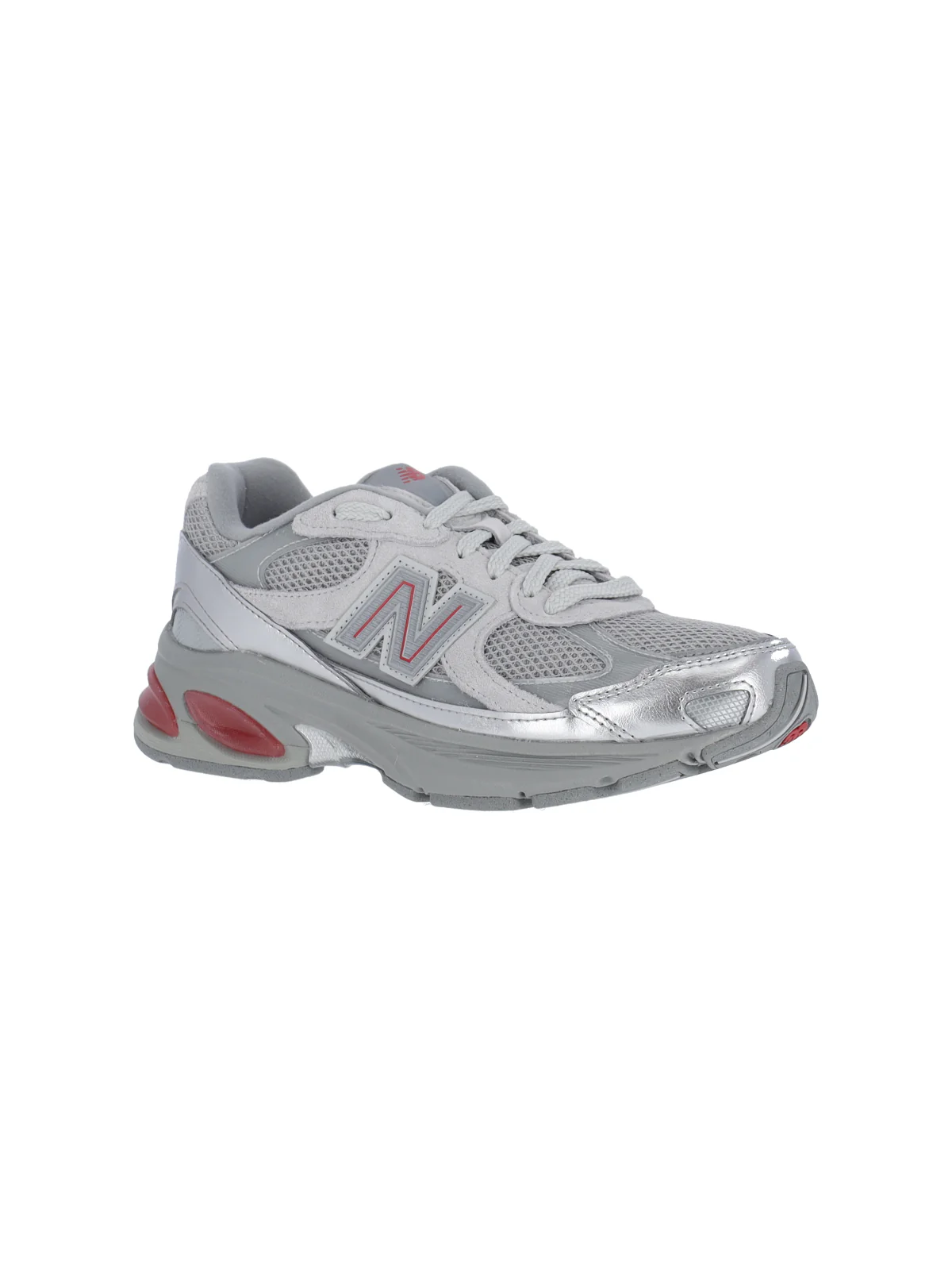 New Balance Light & Natural Unisex Leather and Mesh Sneakers - Image 2