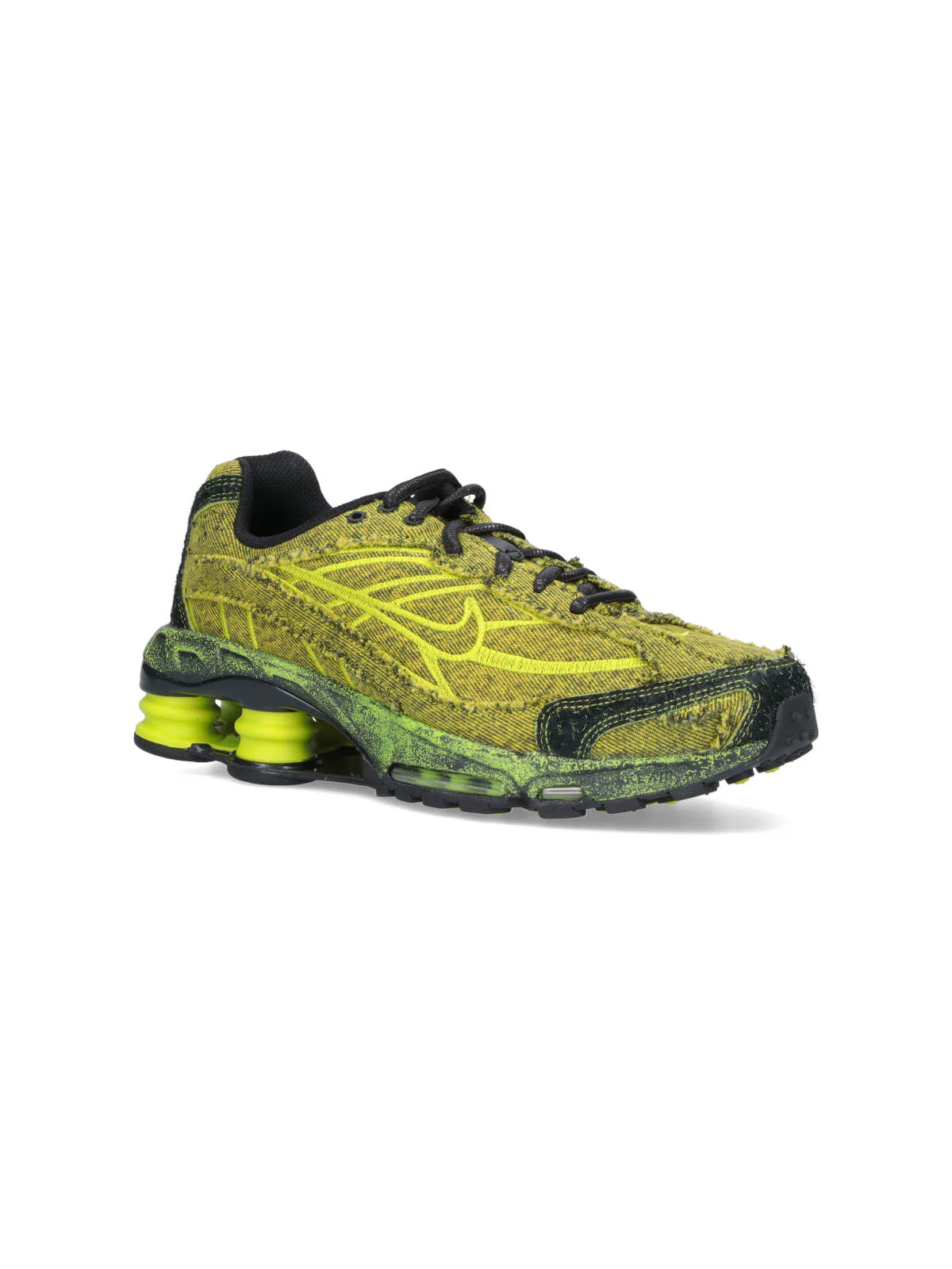 Nike Lace-Up Fastening Distressed Effect Sneakers - Image 2