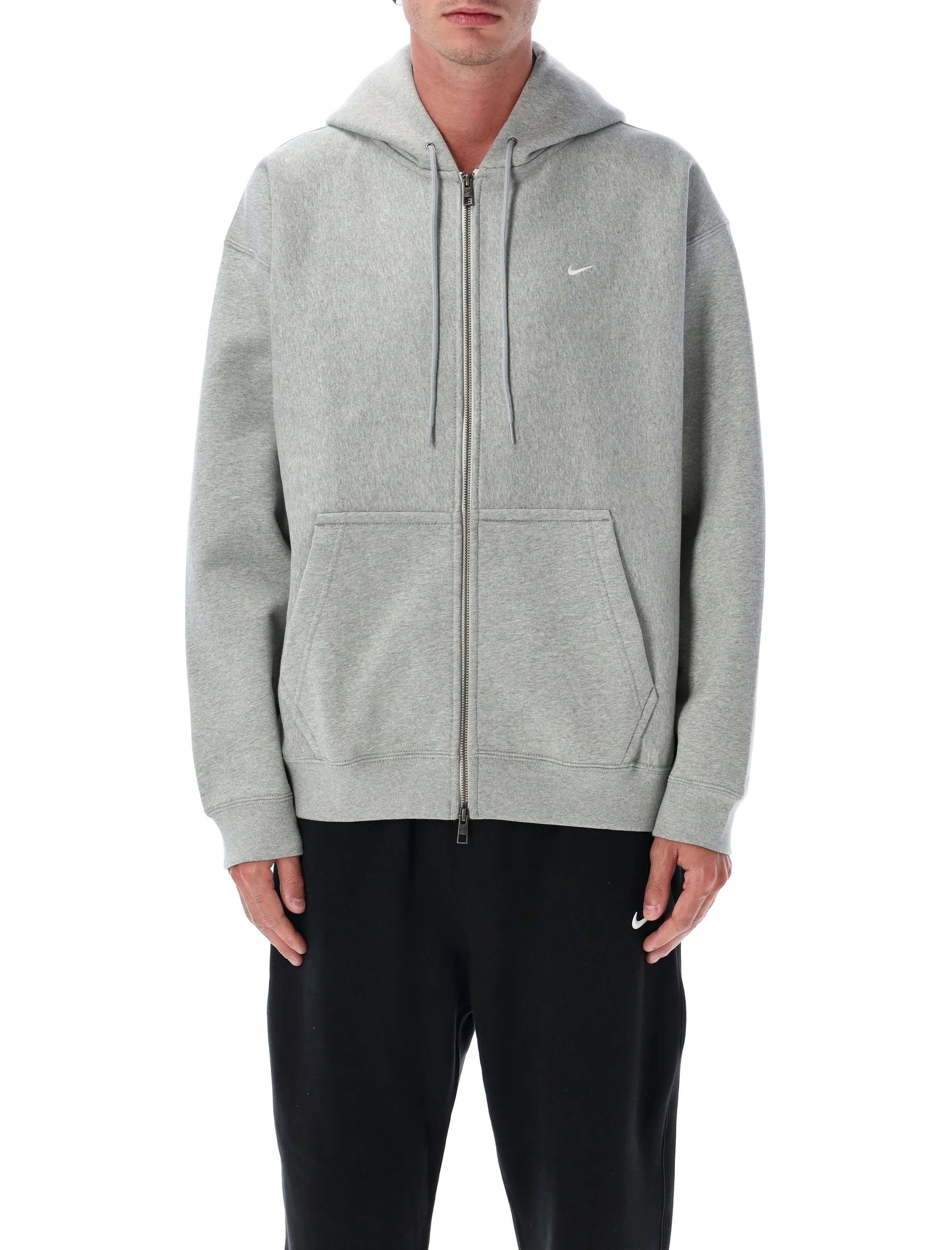 Nike Solo Swoosh Full-Zip Hoodie - Men's Large