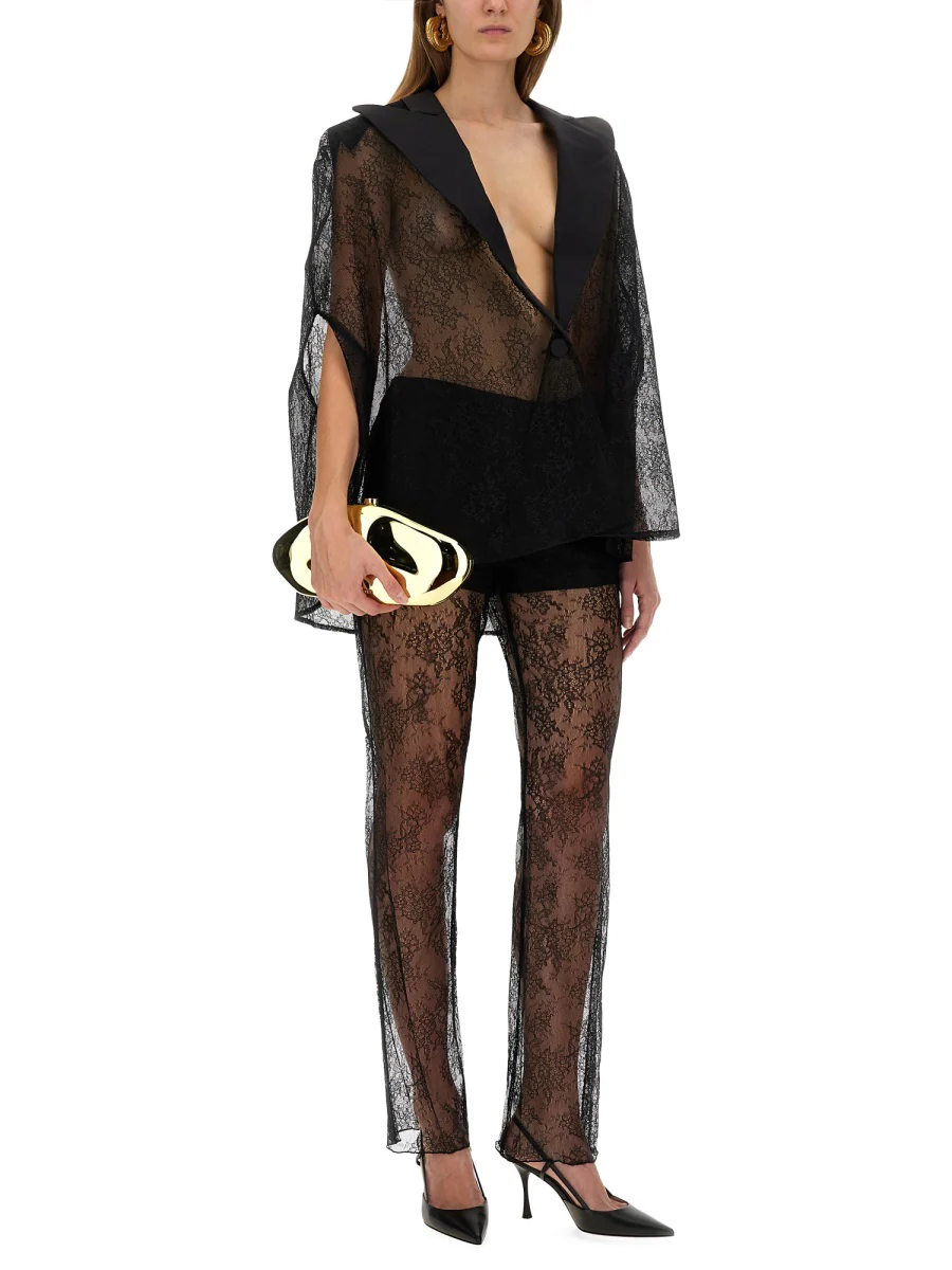 NINA RICCI Lace Blazer-Inspired Cape - Image 6