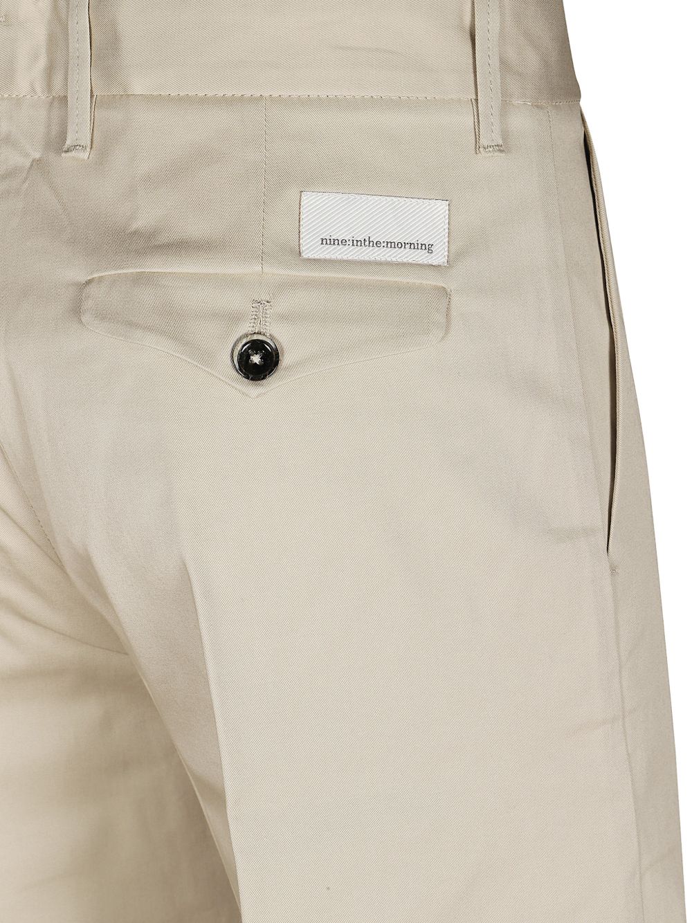 Nine In The Morning Chic Logo Patch Button Detail Trousers - Image 4