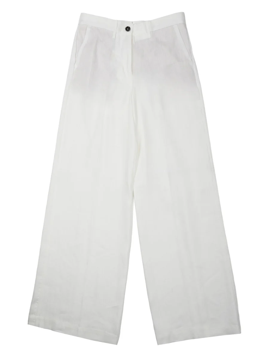 Nine:inthe:morning Sleek Linen Blend Trousers for Women