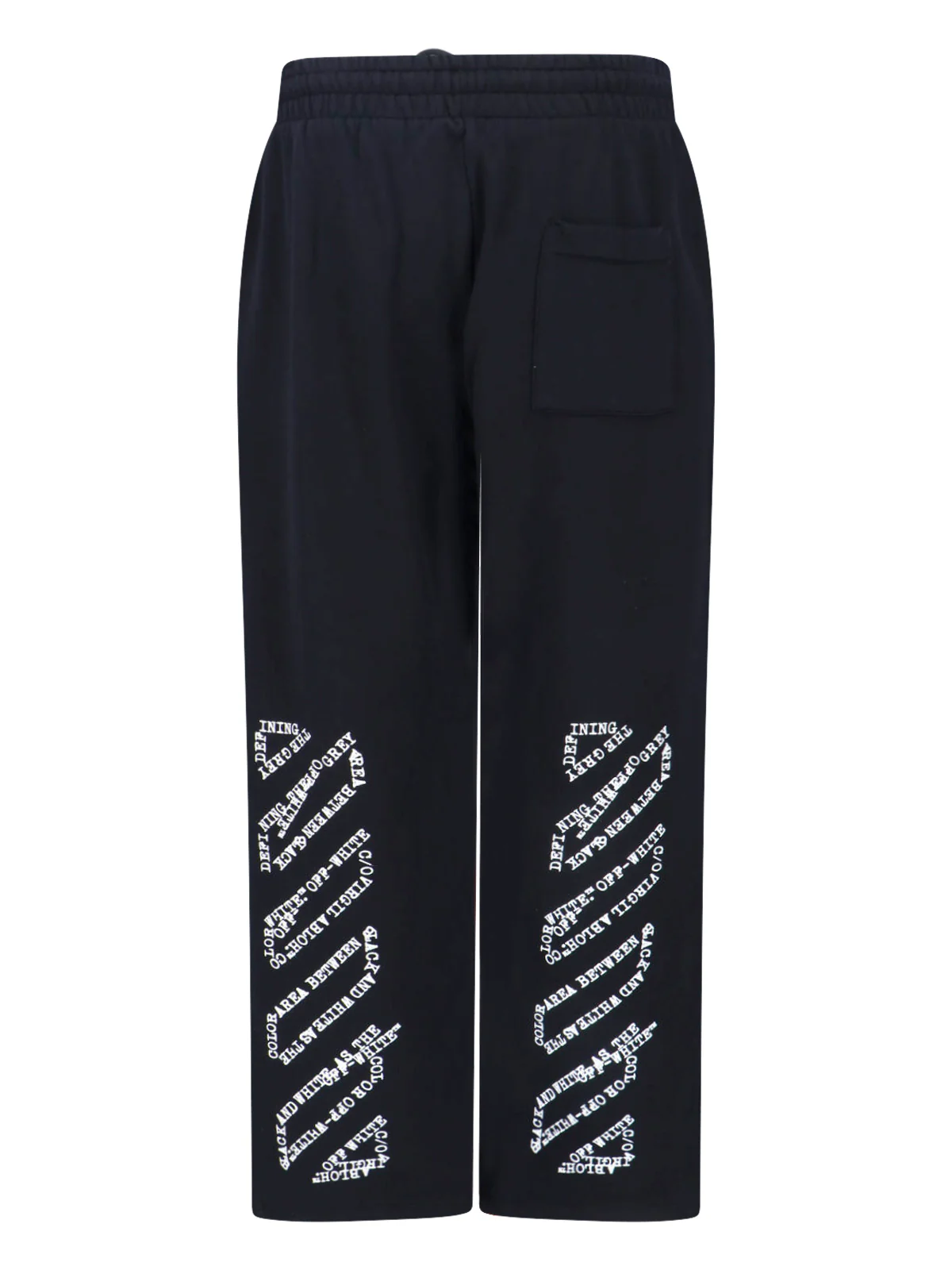 Off-white 100% Cotton Utility Trousers for Men - Image 2