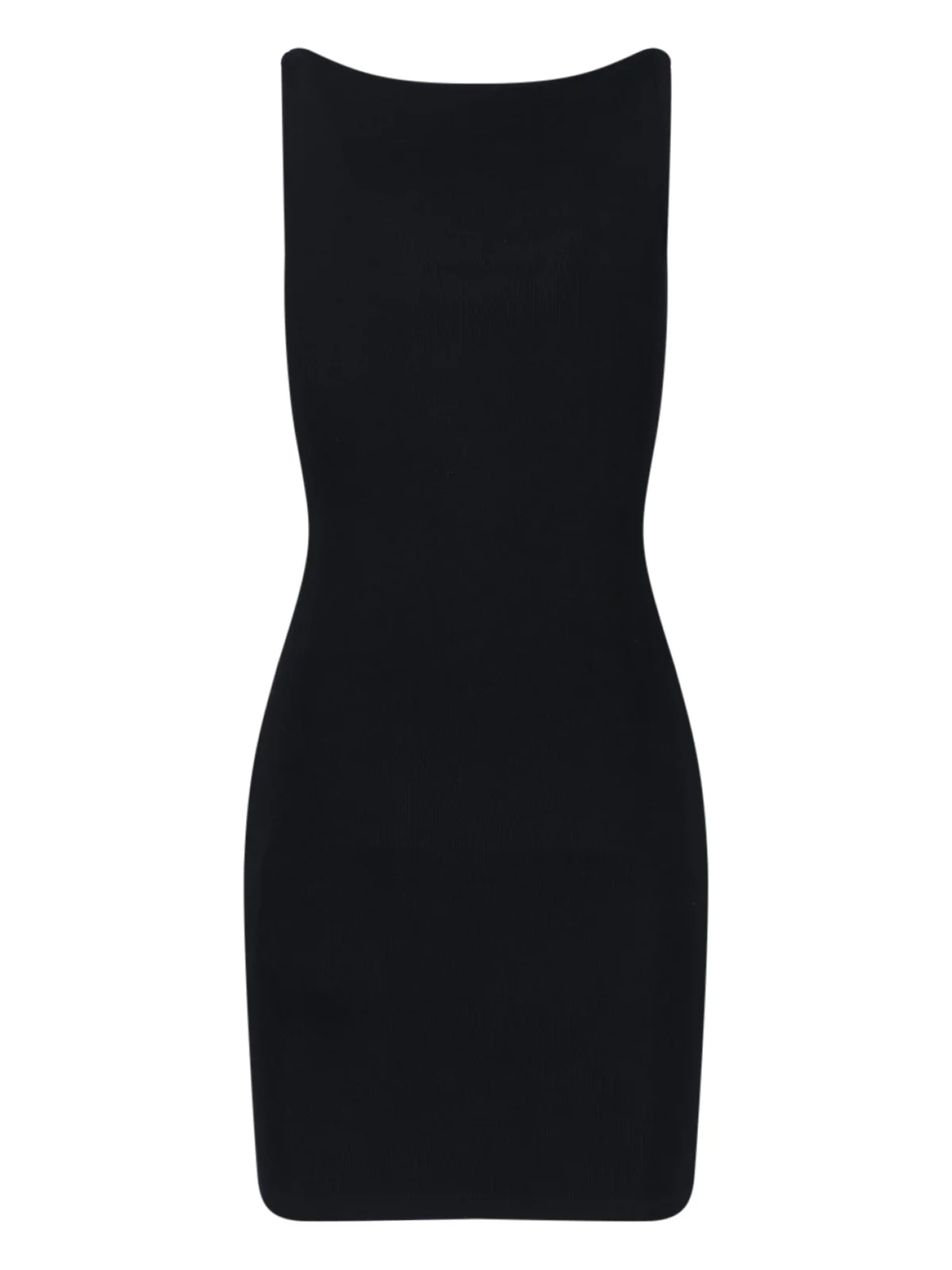 Off-white Cotton Stretch Marker-Detail Midi Dress - Image 2
