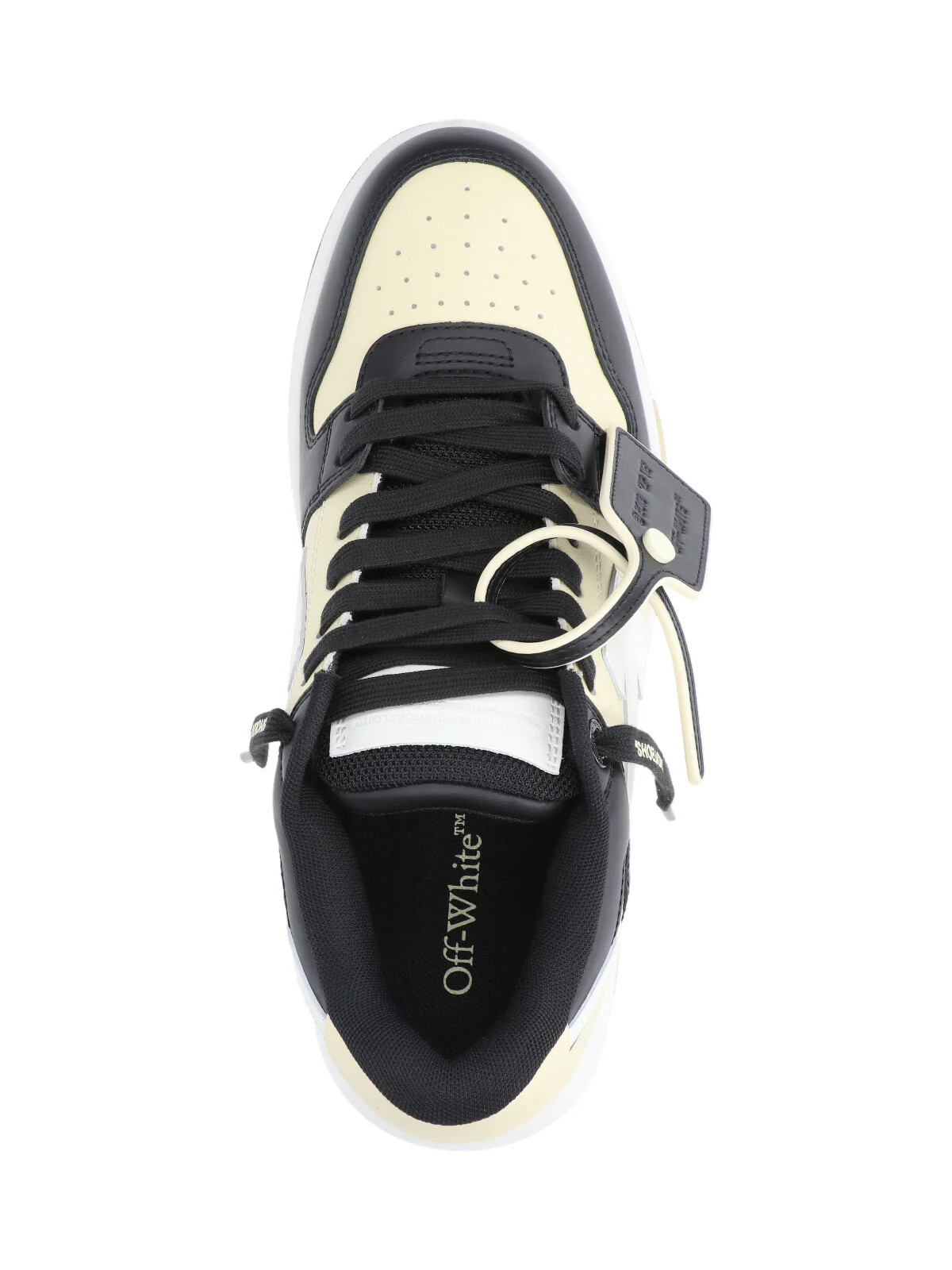 Off-white Glow-in-the-Dark Suede Sneakers for Men - Image 5