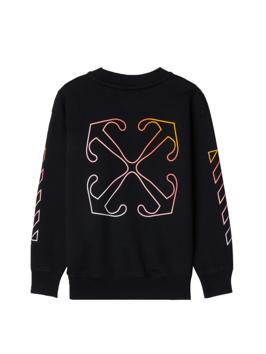 OFF-WHITE Kids Arrow-print Cotton Sweatshirt - Image 2