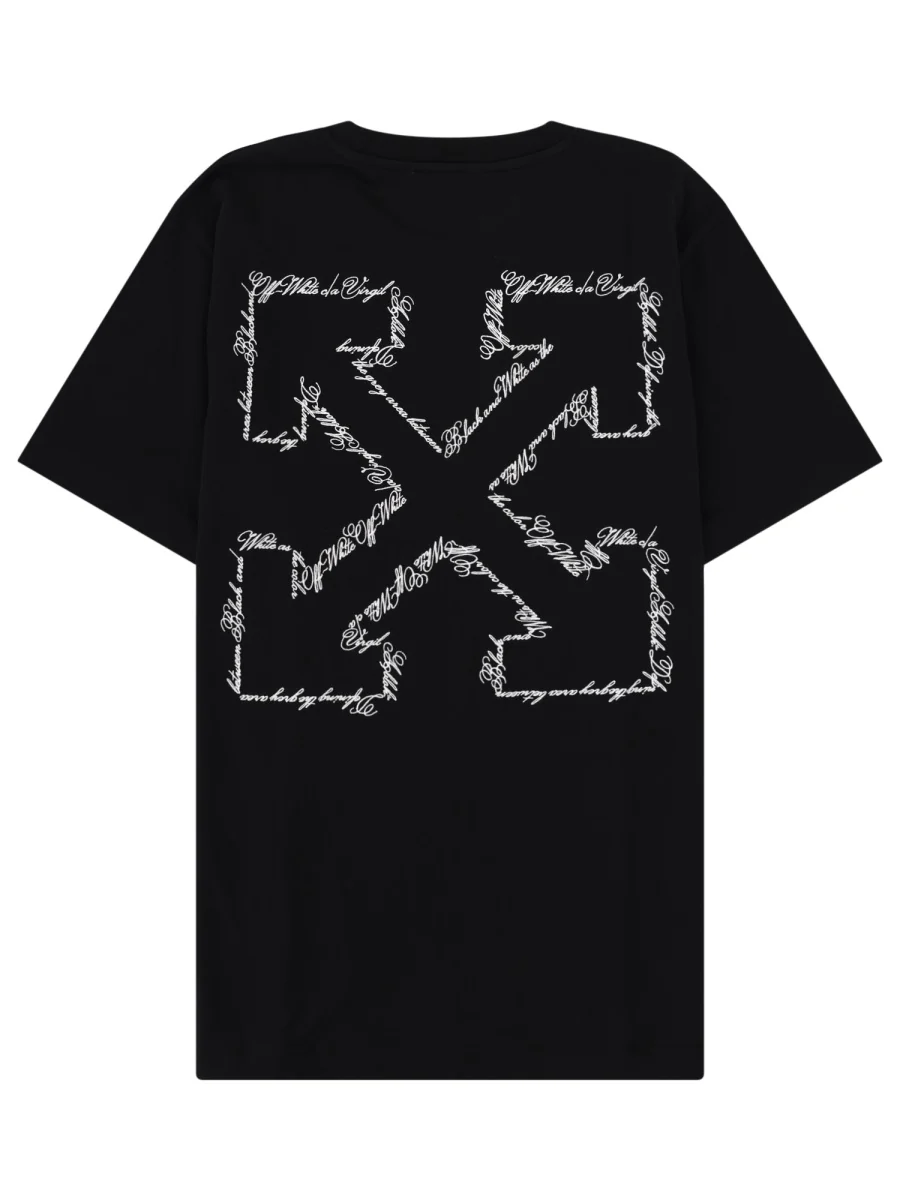 OFF-WHITE Logo Printed Crewneck T-Shirt - Image 2