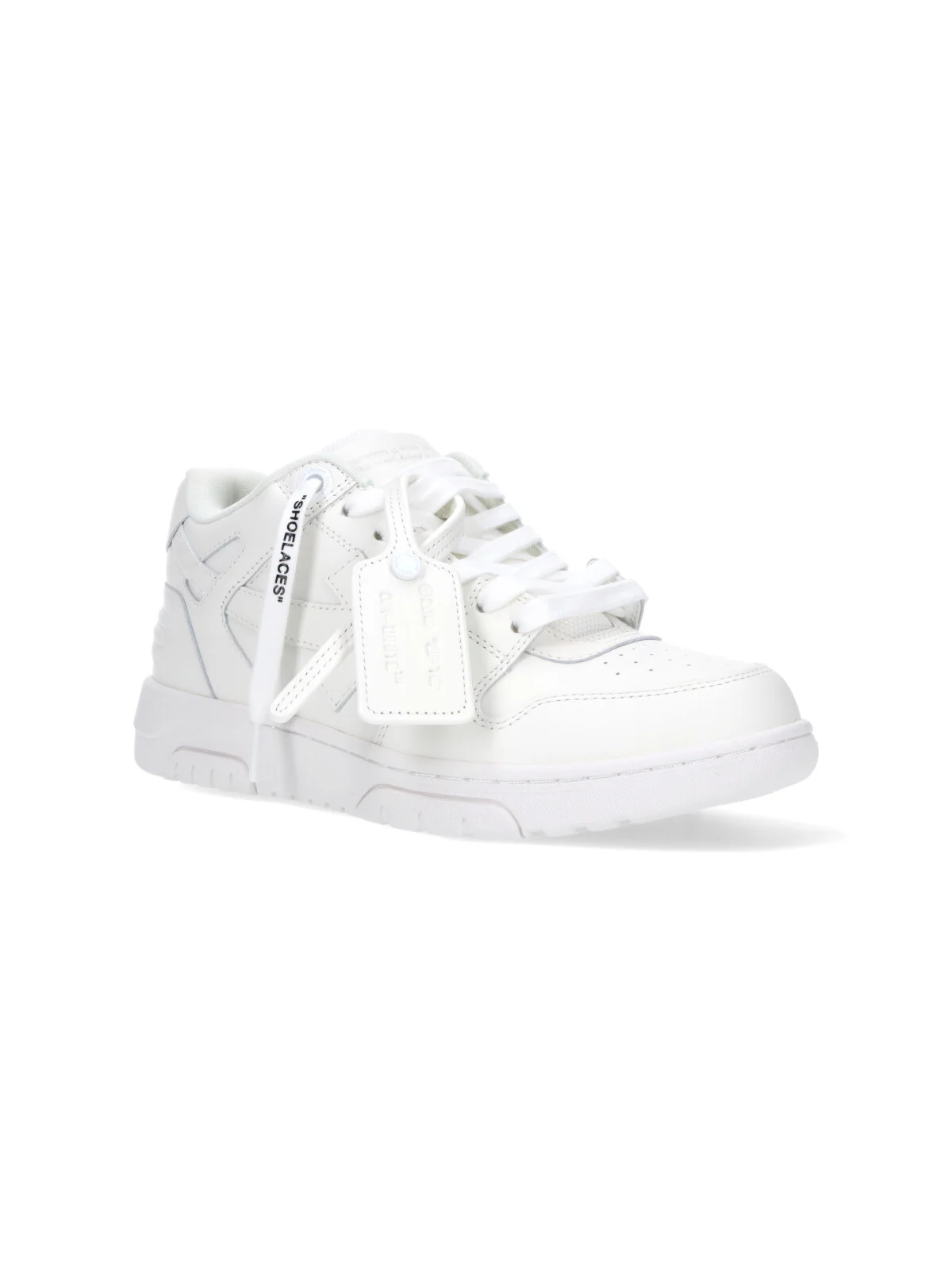 Off-white Men’s Bovine Leather Sneaker with Recycled Textile Lining - Image 4