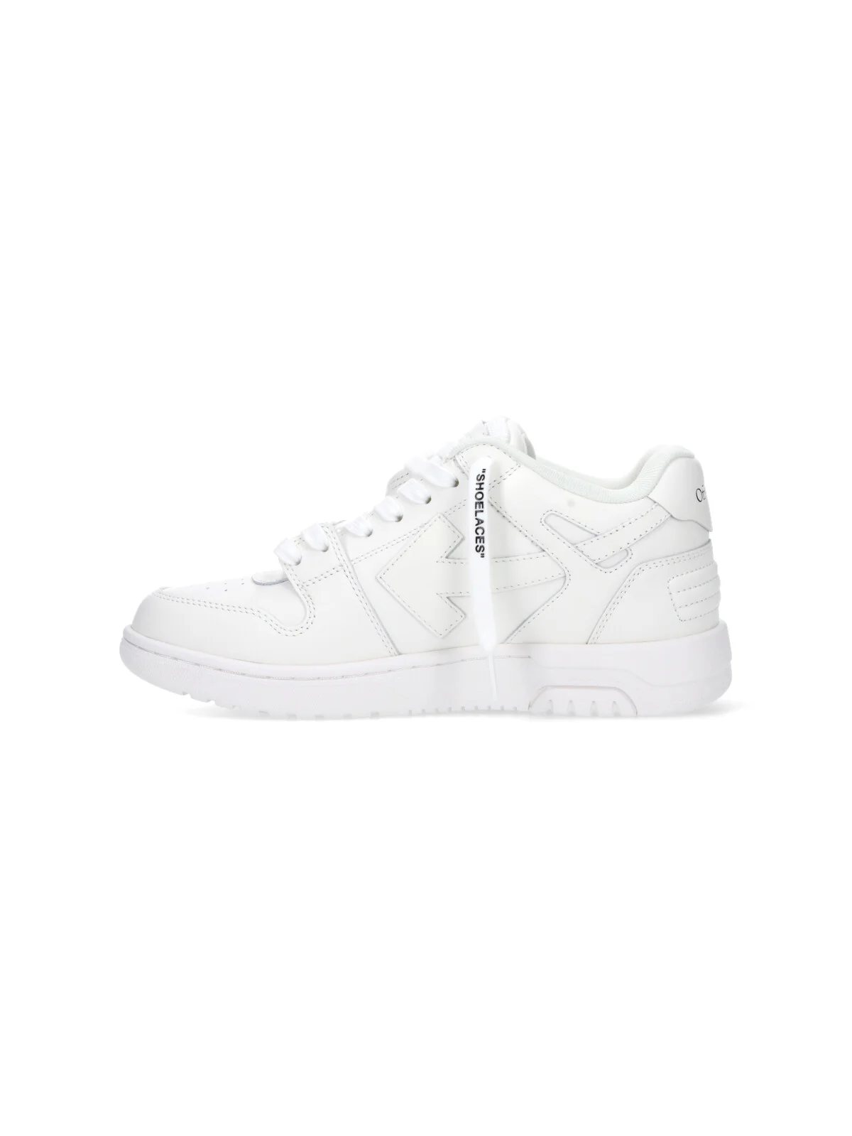 Off-white Men’s Bovine Leather Sneaker with Recycled Textile Lining - Image 5