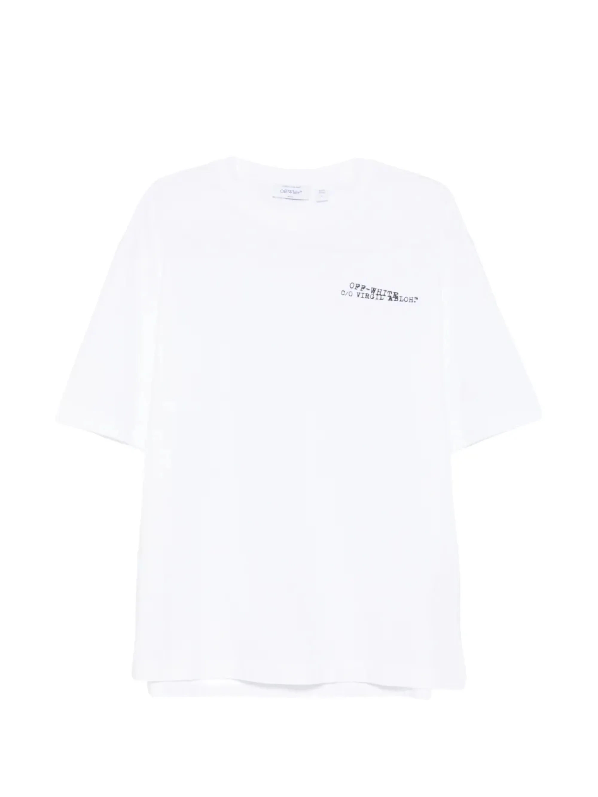 Off-white Men's CrETHEstanesedew Neck Short Sleeve T-Shirt