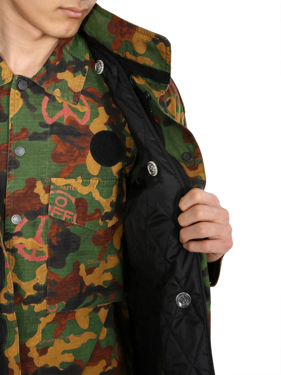 Off-white Men's PaintDOFD Mini Jacket - Image 4