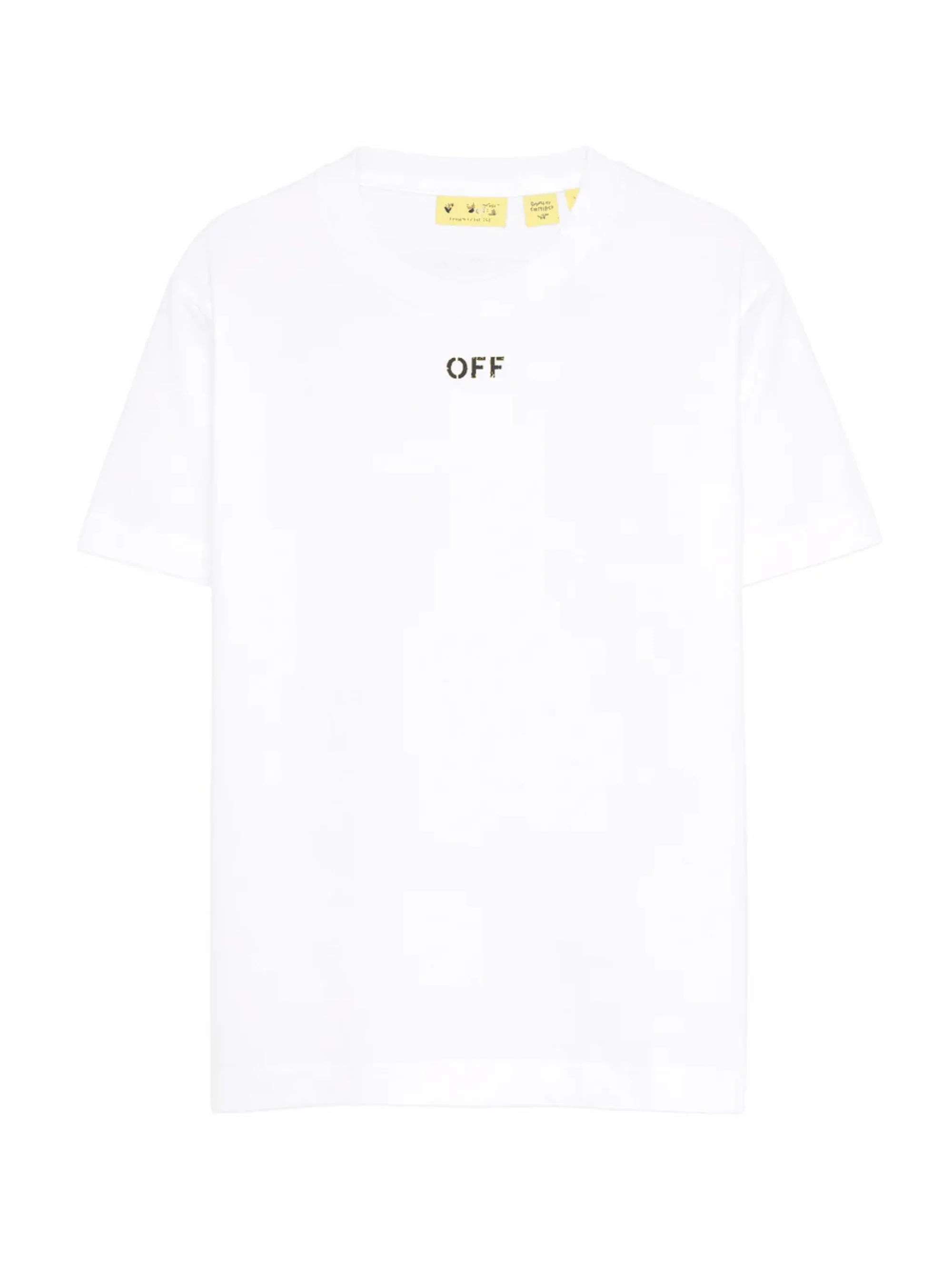 Off-white Mini Graphic Tee for Boys - Summer Style - Image 4