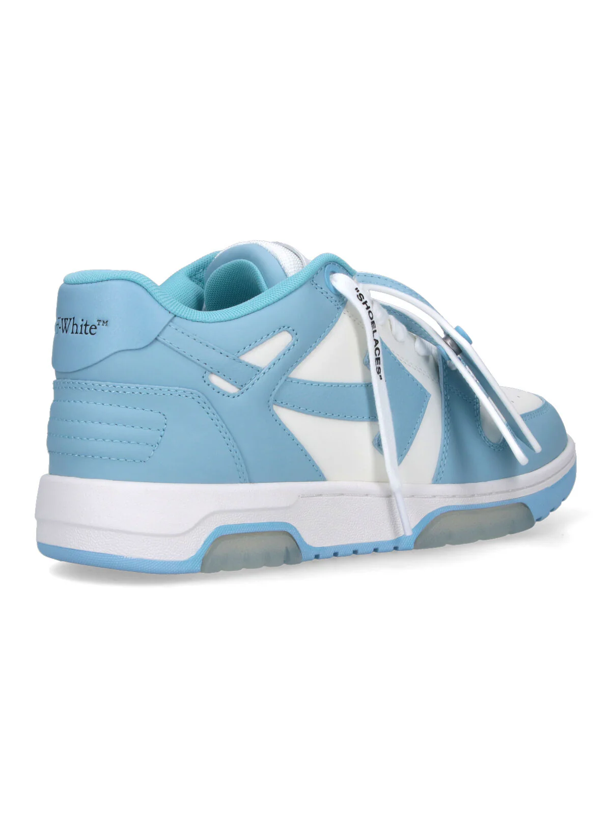 Off-white Minimal Low-Top Leather Sneaker - Image 4