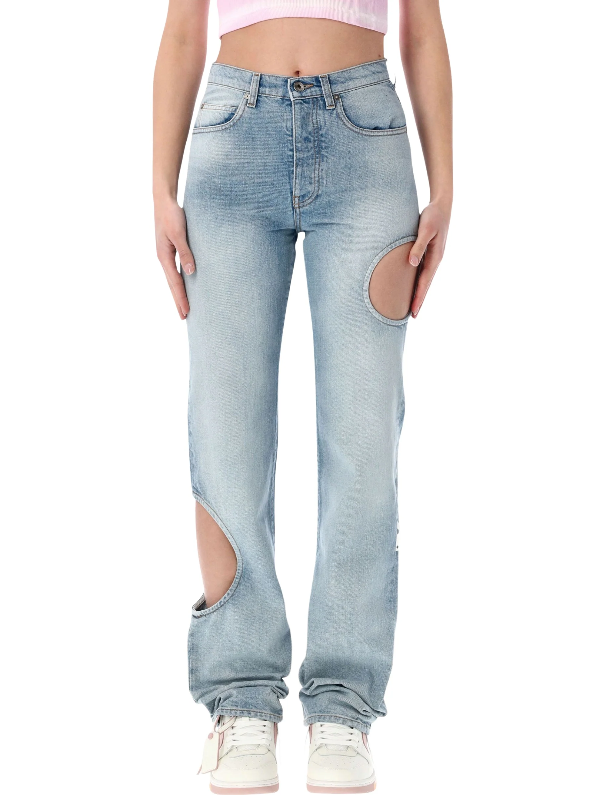 Off-white New Meteor Distressed Jeans Size 26