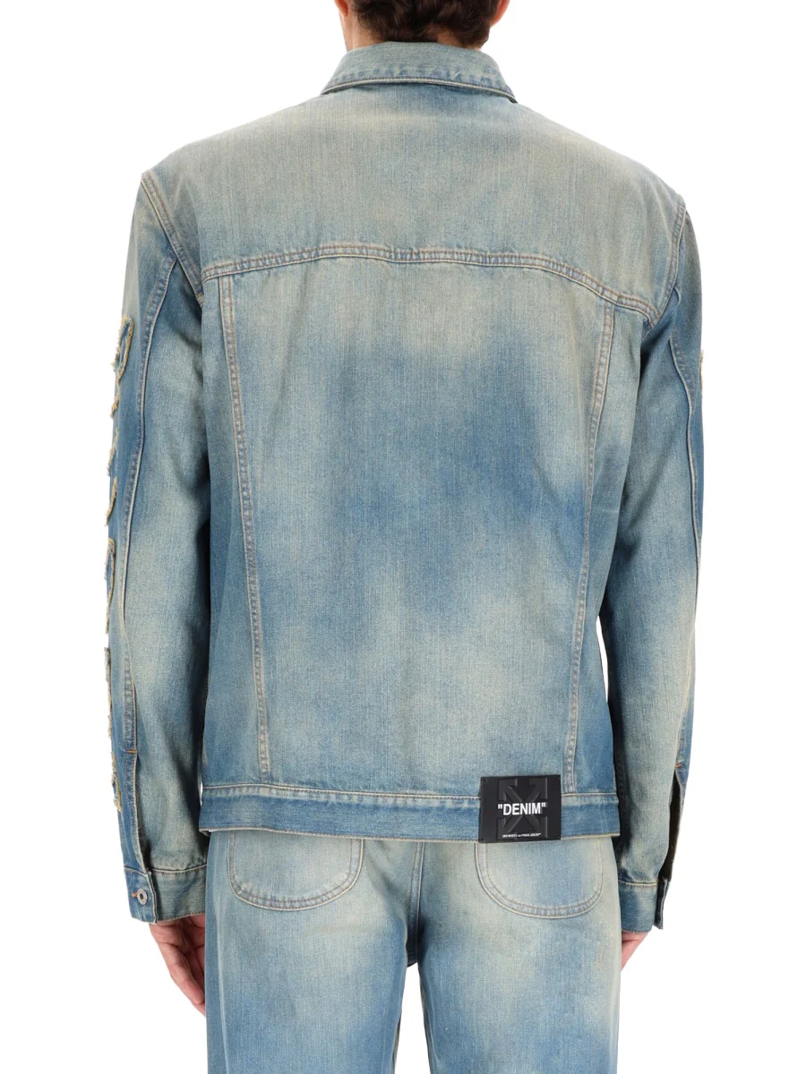 OFF-WHITE Short-sleeved Denim Shirt - Image 3
