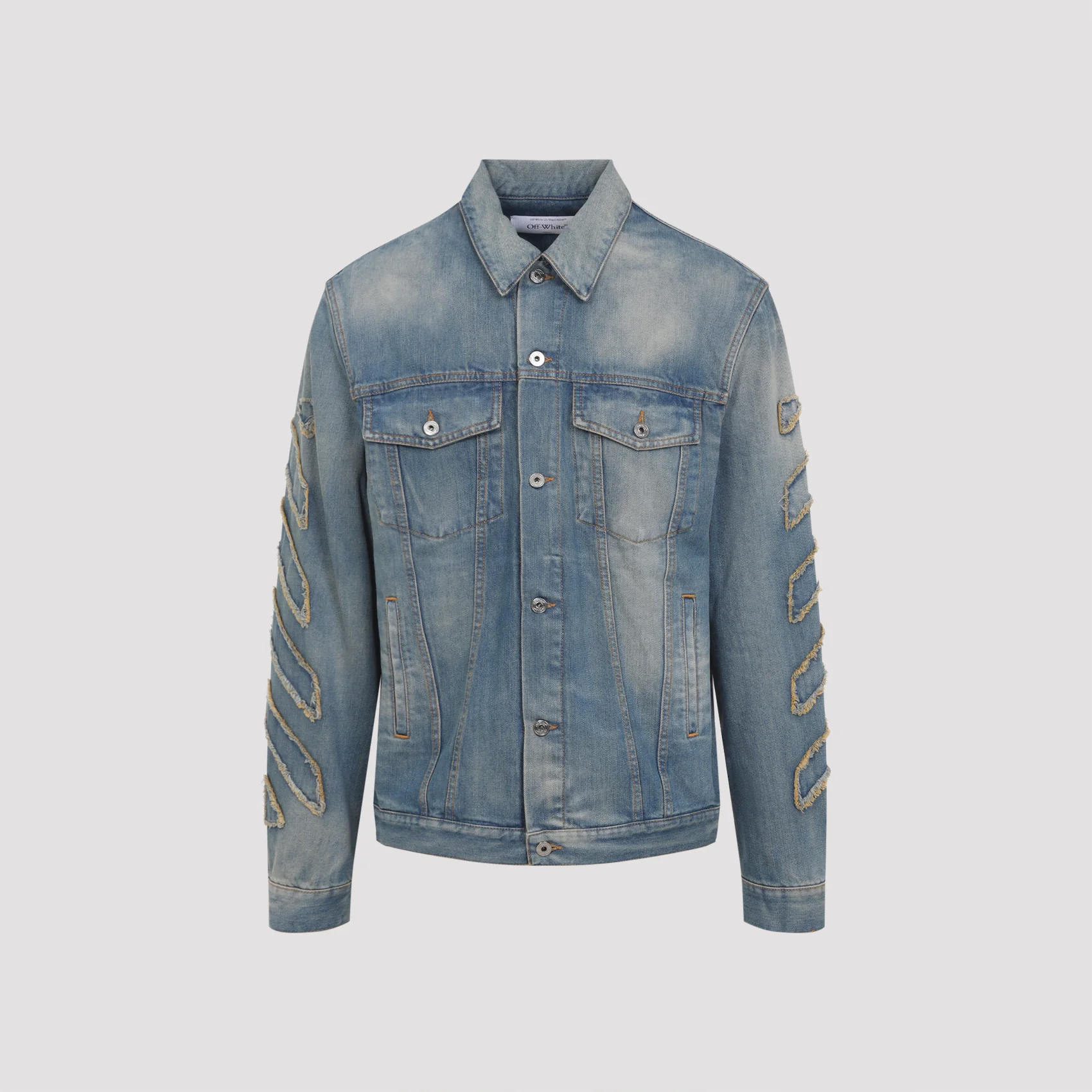 OFF-WHITE Short-sleeved Denim Shirt - Image 4