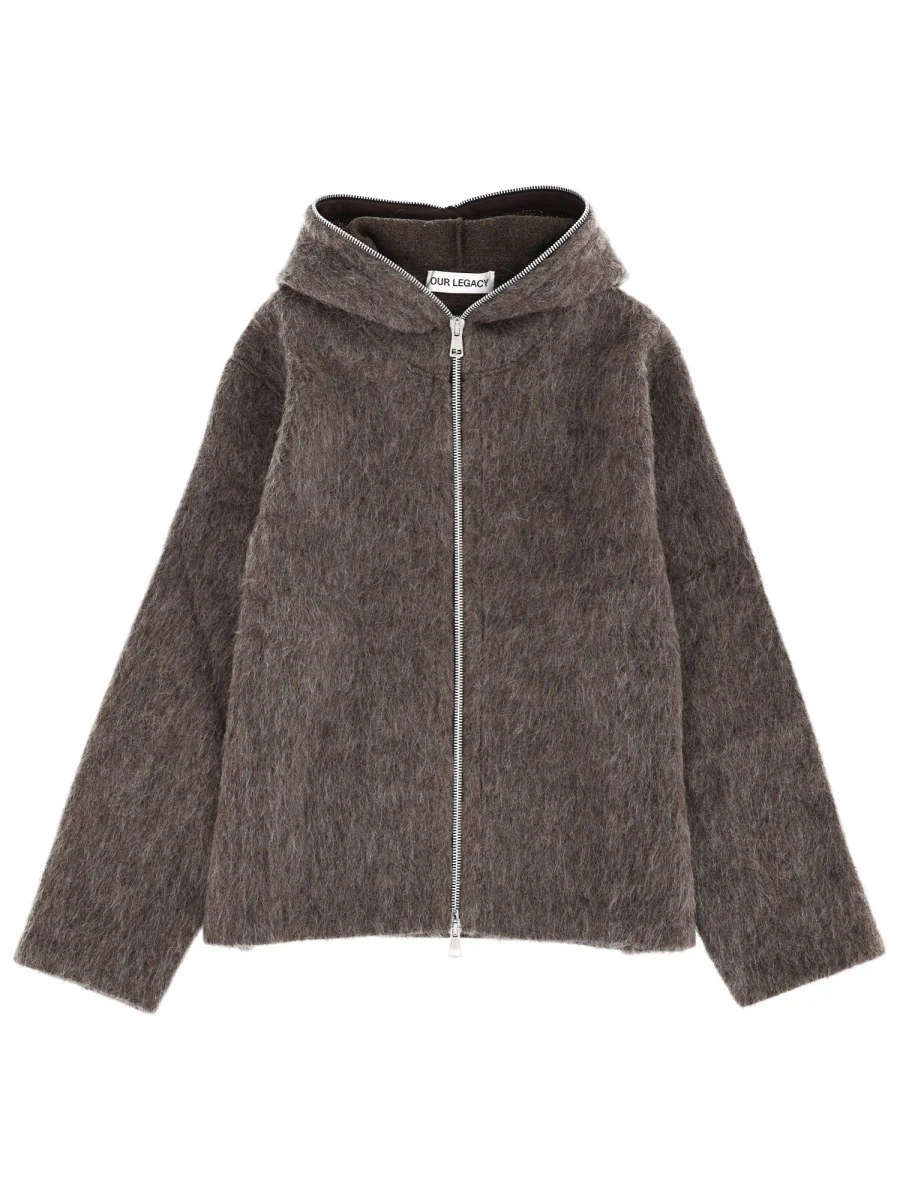 Our Legacy Boxy Sweatshirt with Hood - Size 48 - Image 2